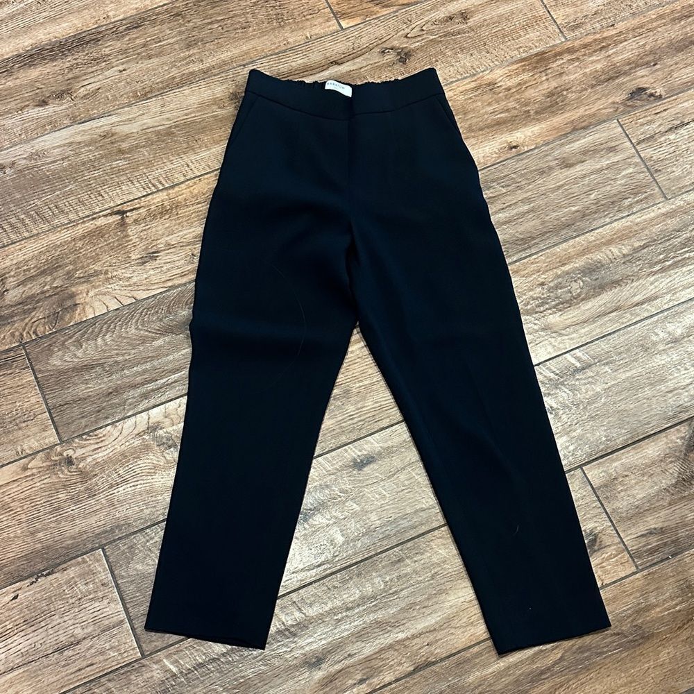 Babaton Black Cropped Trousers Sz 00